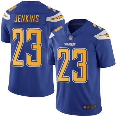 Los Angeles Chargers NFL Football Rayshawn Jenkins Electric Blue Jersey Youth Limited #23 Rush Vapor Untouchable->youth nfl jersey->Youth Jersey